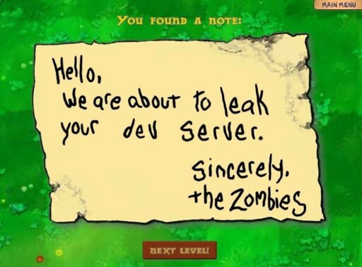 server vs. zombies